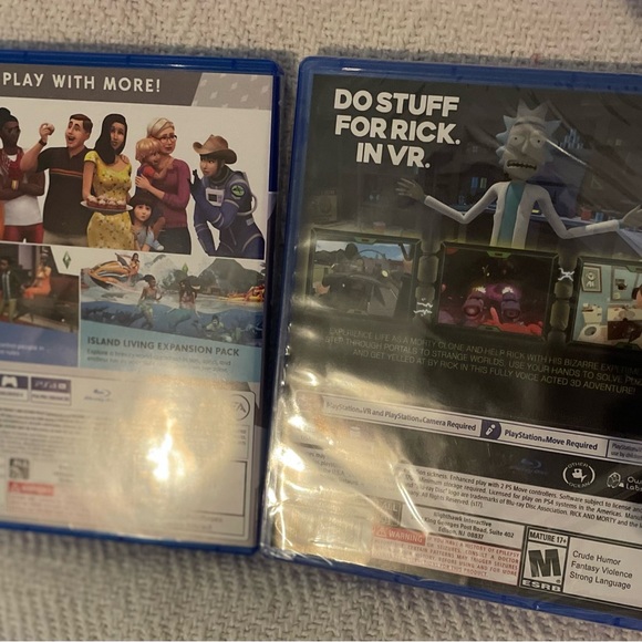 PS4 Game Bundle: NIP Rick and Morty Virtual VR & The Sims 4 Bundle Games - Picture 6 of 11